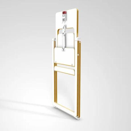 Ultra tenká drevena jedalenska stolička, 