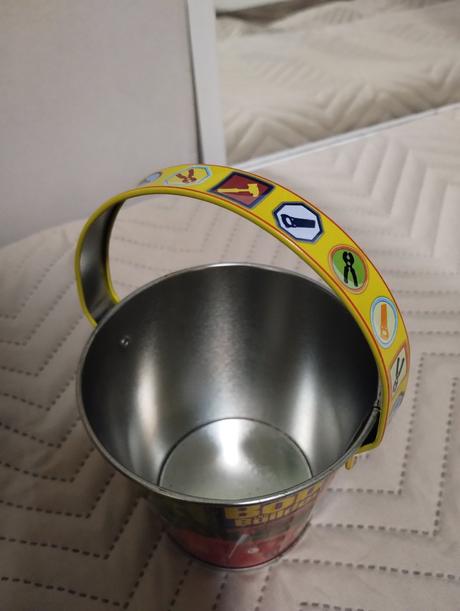 Kovové vedierko bob the builder, 