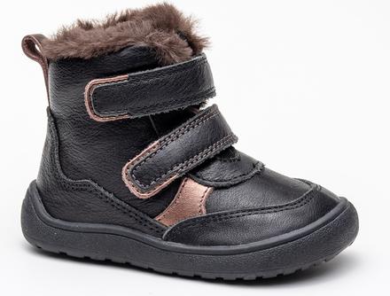 Dievčenská zimná obuv barefoot kesy black, protetika,31