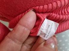 Lososový svetrík s čipkou s, s