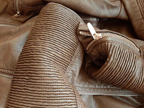 Dámska koženková bunda, xl