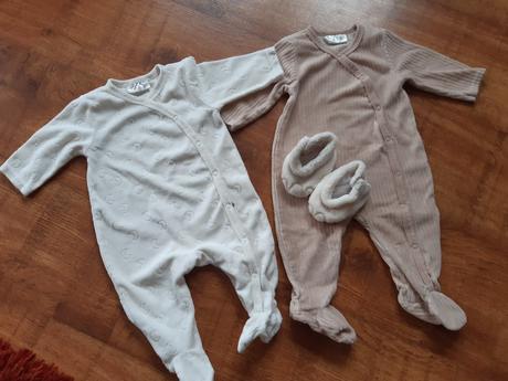 Velúrové overaly 2ks, baby,62