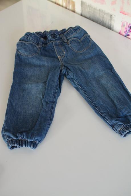 Zateplené rifle, h&m,92