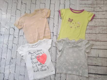 4x tričko, h&m,80