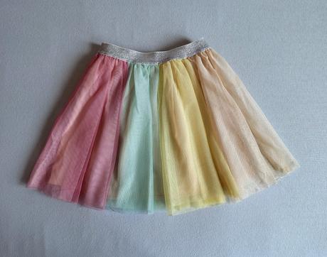 Rainbow sukňa - pastelovo farebná zn. next 3-6 r., next,104