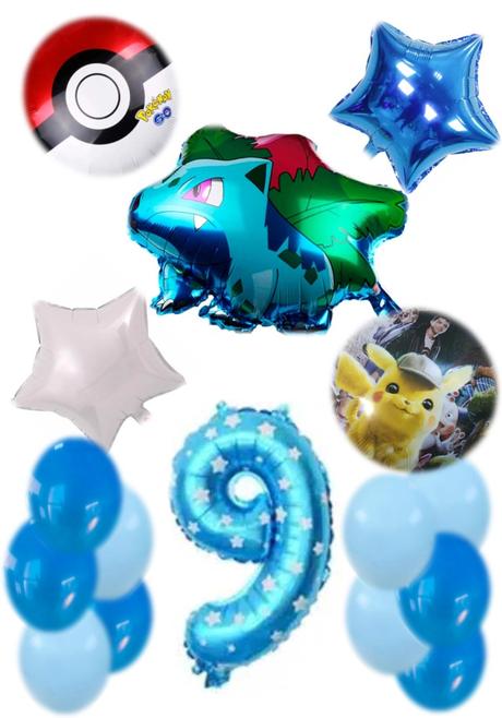 Balóny pokémon - až 16 kusov,