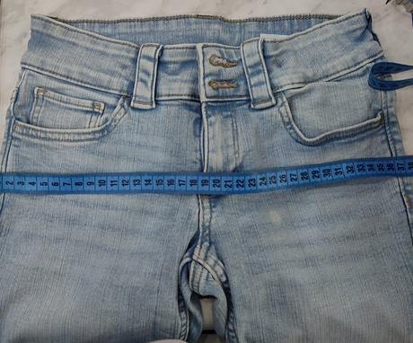 Zvonové džínsy, h&m,152