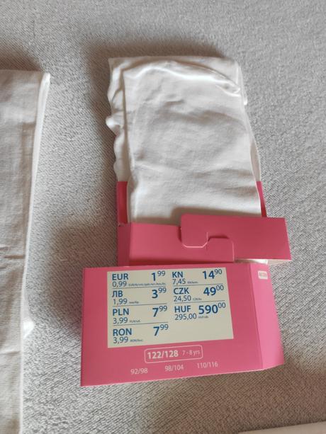 7x silónové pančušky č. 122/128, f&f,122