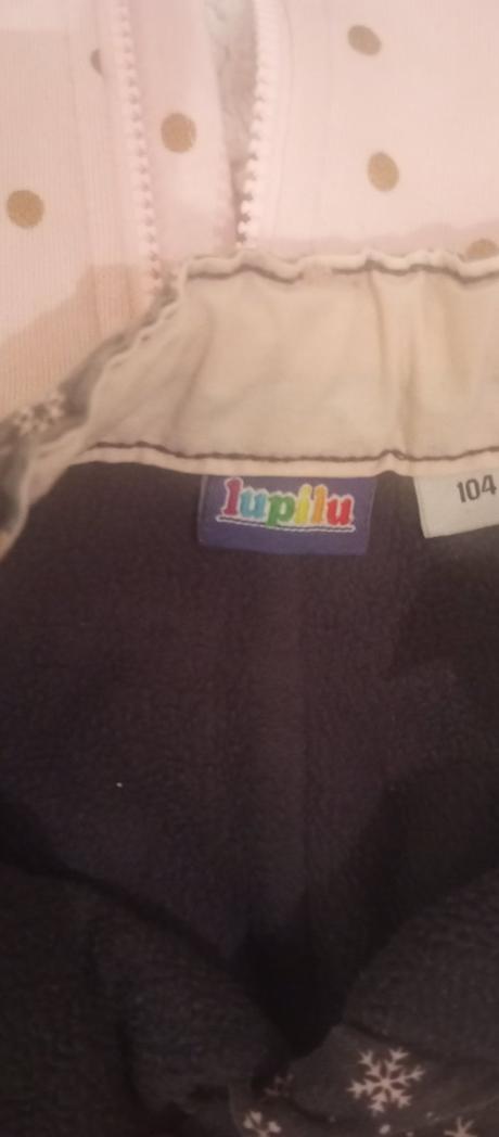 Zateplená bundička a nohavice, 104–116