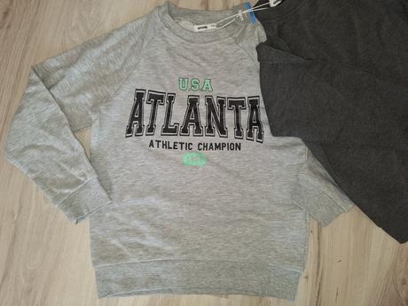 2x tričko-tenká mikina, sinsay,128