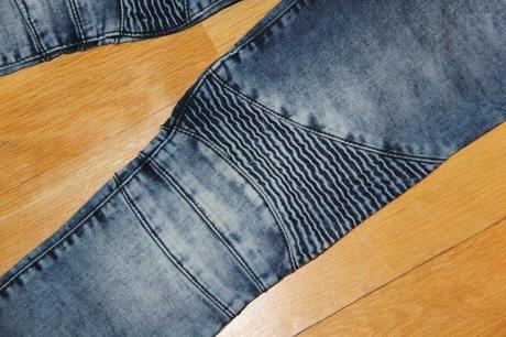 Motorkárske jeggings, 128