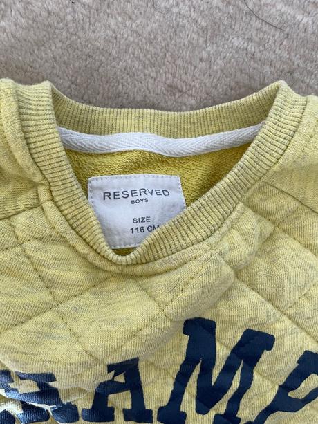 Žltá mikina, reserved,116