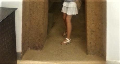 Letná sukňa s madeirou, fishbone,m