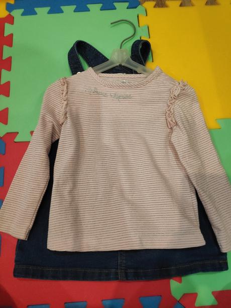 Riflove saty + tricko, h&m,86