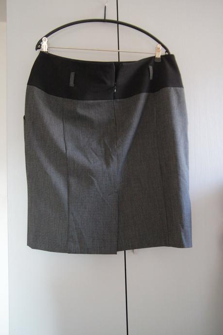 Elegantná tmavo šedá sukňa jakes xl, xl