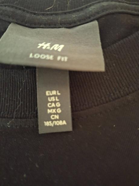 Tričko carbonara roma, h&m,l