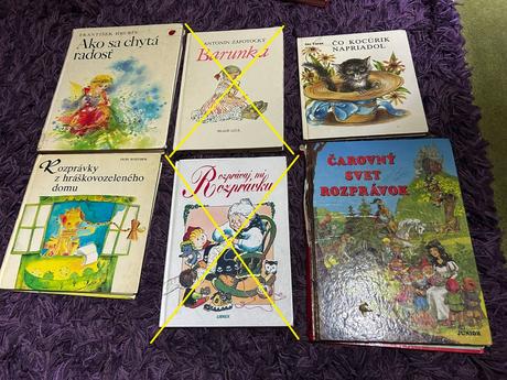 Sada 4 ks rozprávkových knižiek, 