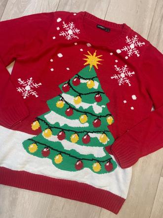 Blikajúci vianočný sveter, l / xl / xxl
