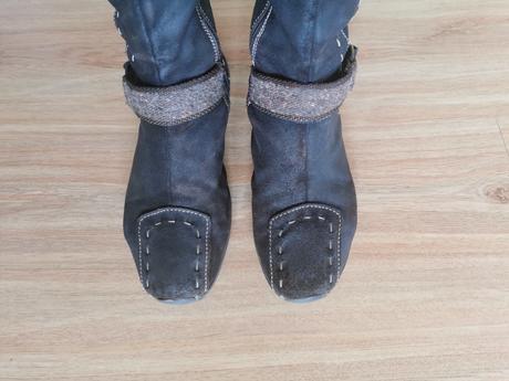 Vysoké kožené čižmy, 37