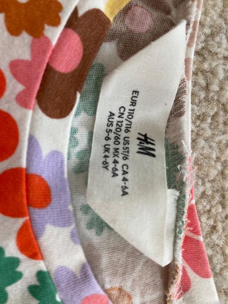 Bavlneno lanove kratasy a tricko hm, h&m,116