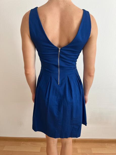 Formálne modré šaty (xs/s), s