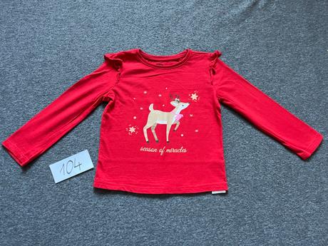 Vianočné tričko, sinsay,104