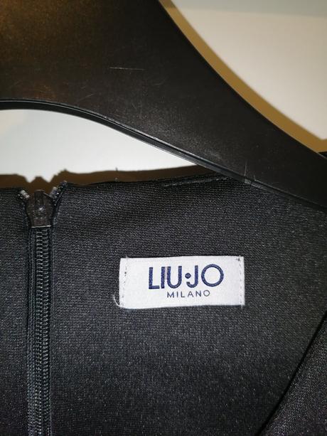 Luxusné šaty liu jo x swarovski malé čierne, liu jo,38