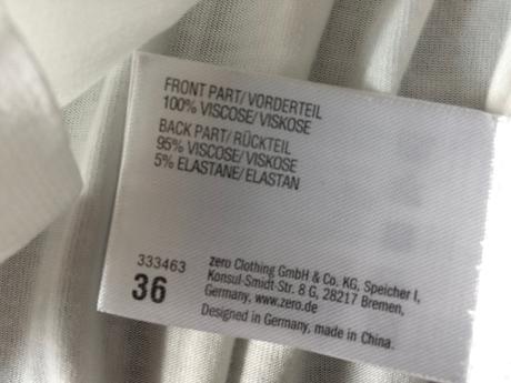 Zero biela blúzka vel.s, 36 / s