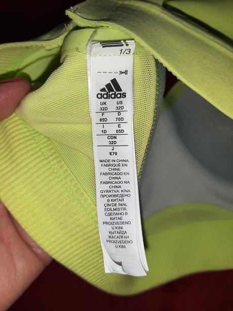 Športová podprsenka adidas., adidas,70d