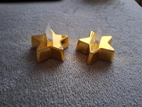 Led sviečka hviezda 2 kusy spolu batéria vianoce, 