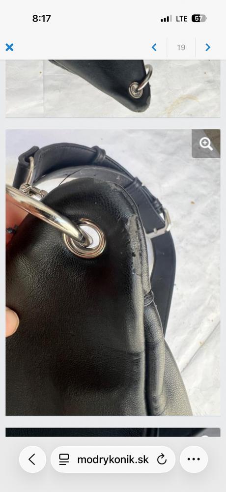 Zara cierna ladvinka s vybijanim, zara
