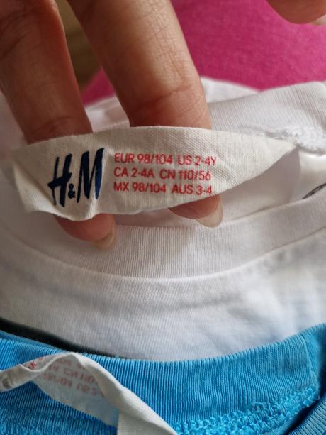 3ks h&m tricko kratky rukav, h&m,98