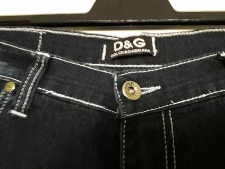 Rifle tmavomodré zn. dolce gabana - č. 36, 36