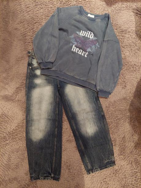 Rifle baggy + mikina s postou, 152