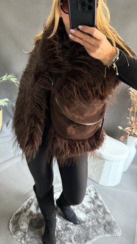 Kožená semišová ladvinka, 