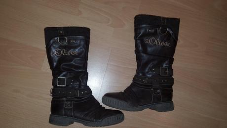 Zateplené čižmy s.oliver č.31, s.oliver,31