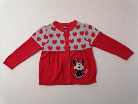 Svetrik minnie strieborno-červeny, george,92