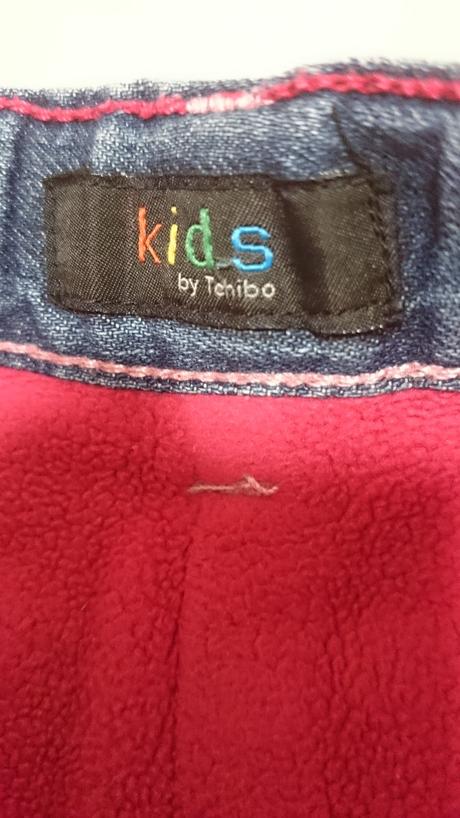 Dievčenské zateplené rifle zn. tchibo, č. 98-104, tcm,98