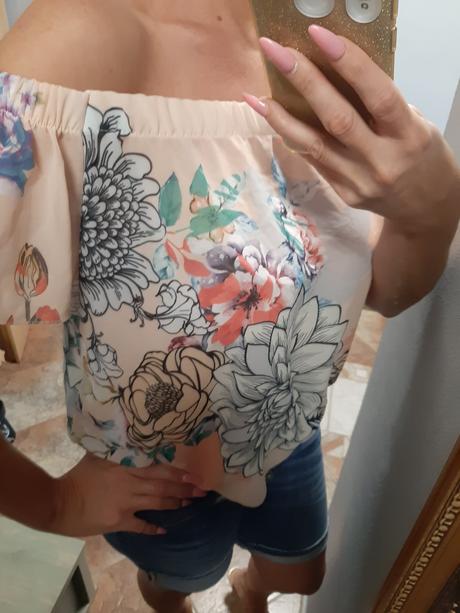 Ľahká letná halenka top, s