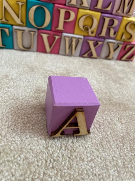 Drevené kocky abeceda,