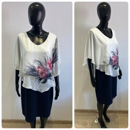 Dámske elegantné šaty (42), xl