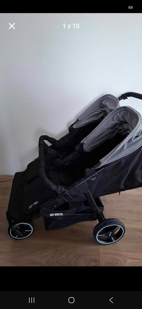 Súrodenecký kočík - kočík pre dvojičky babymonster, baby monsters,baby monsters easy-twin 3.0s