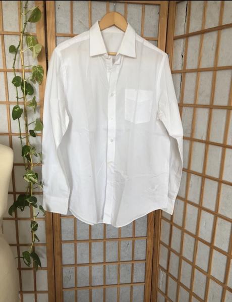 Biela košeľa pánska/ biela elegantná košeľa, c&a,l