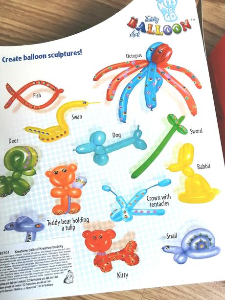 Kreatívna sada na balónové zvieratká, 