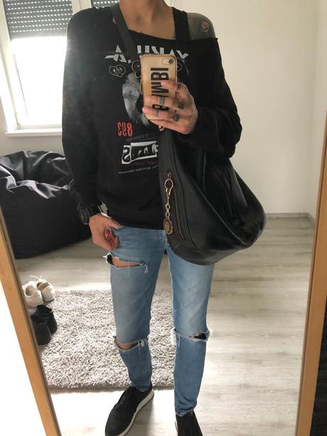 Mikina čierne dámska yakuza, l