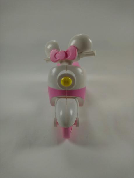 Trojkolesový skúter pre barbie bielo svetlo ružový,