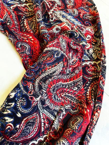 Haremky s paisley vzoromm/l, orsay,l