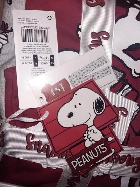 Nové snoopy pyžamo, f&f,xs