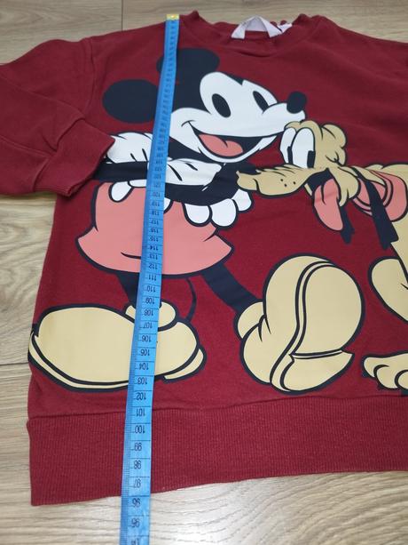 Mikina mickey mouse, 134/140, h&m,134