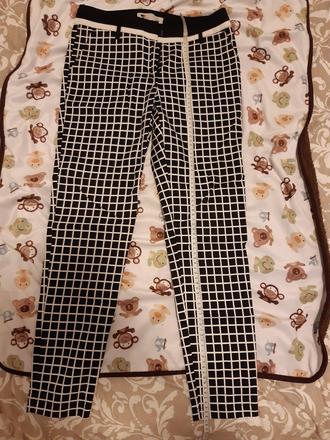 Damske karovane nohavice, s